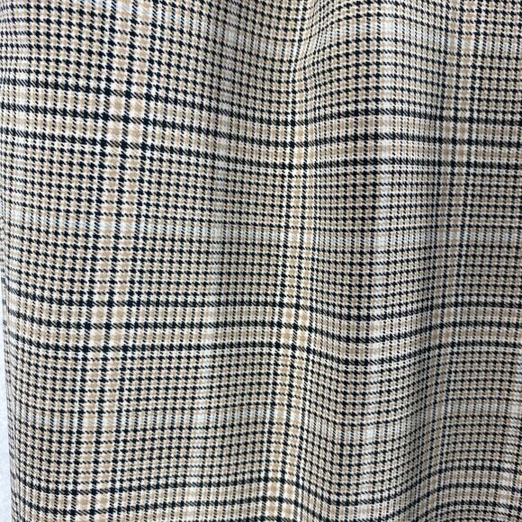 Maurice Pants Womens Size 8 Reg Black Tan Plaid Wide Leg Preppy Academia Slacks - Picture 11 of 11